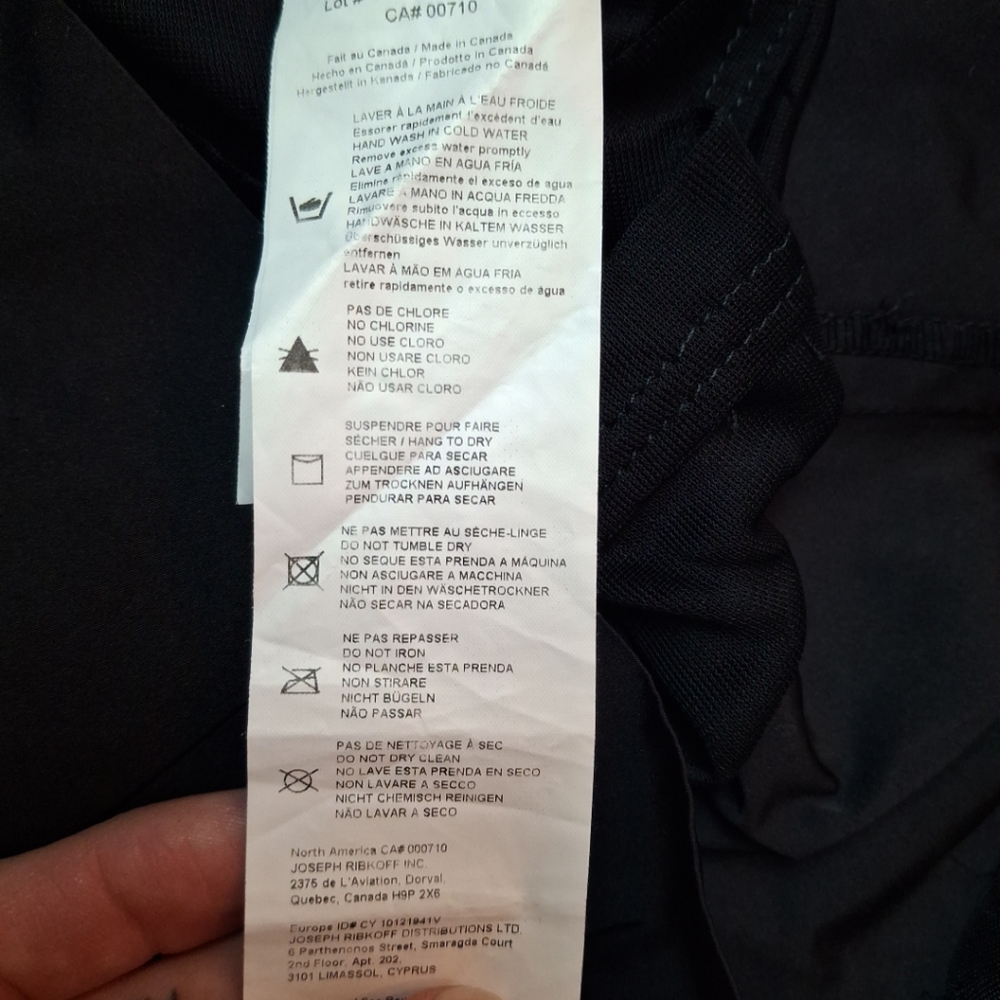 Joseph Ribkoff black dress size 8 - Picture 8 of 9